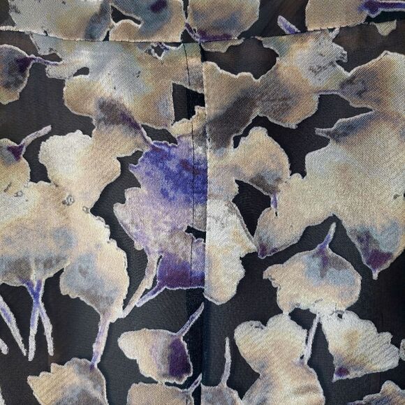 Vera Wang Floral Petite Silky Camisole Tank Top Sleeveless Blouse Sz PXS - Picture 9 of 10